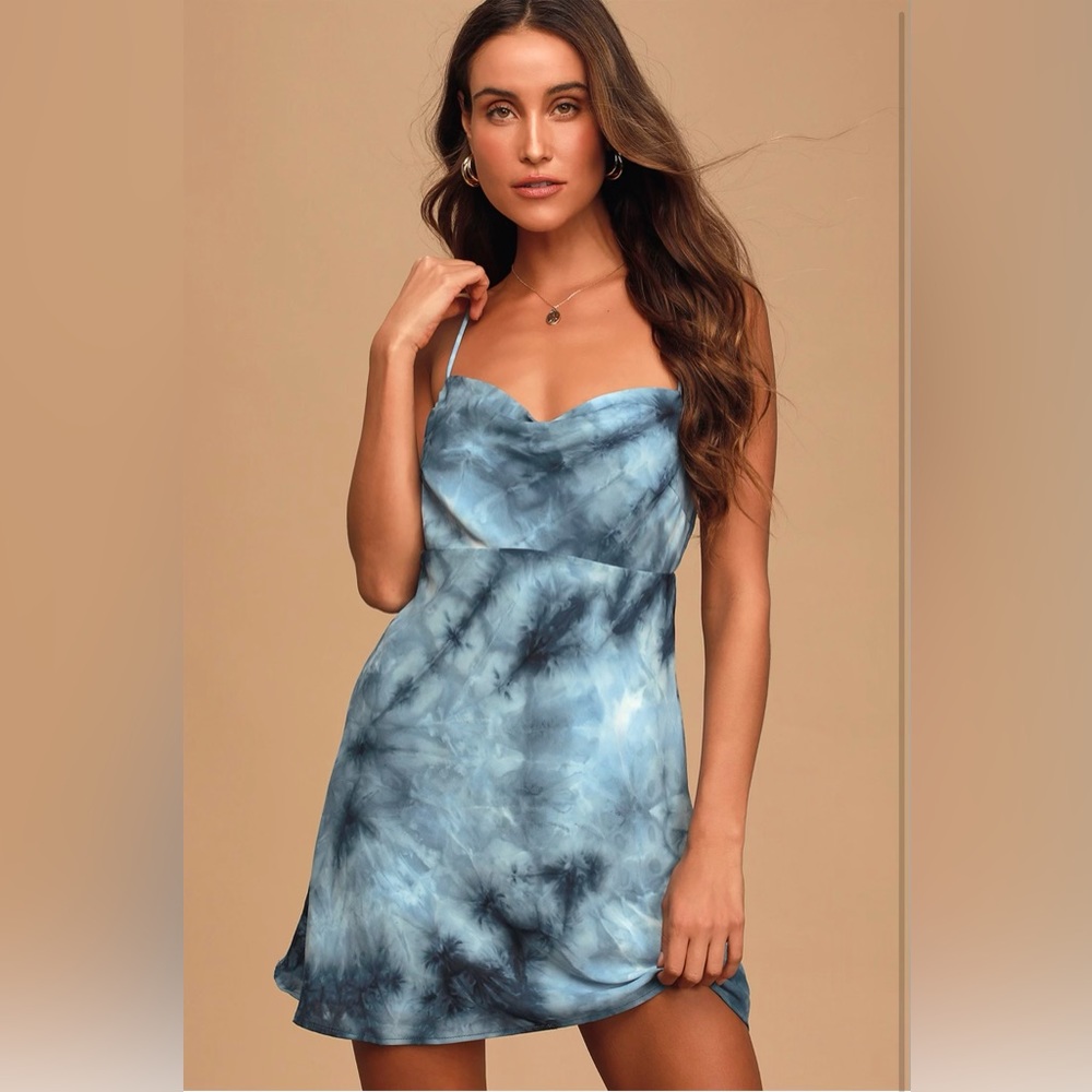 Lulu’s tie dye mini dress
